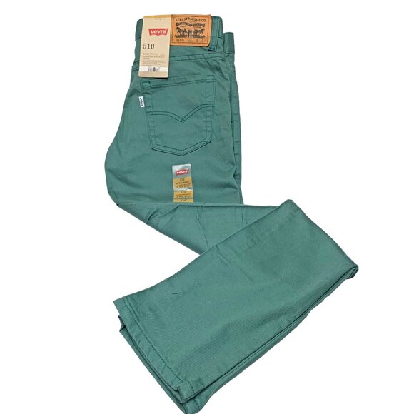 LEVIS 510 Waterfront Green Super Skinny Pants Jeans - Picture 9 of 9